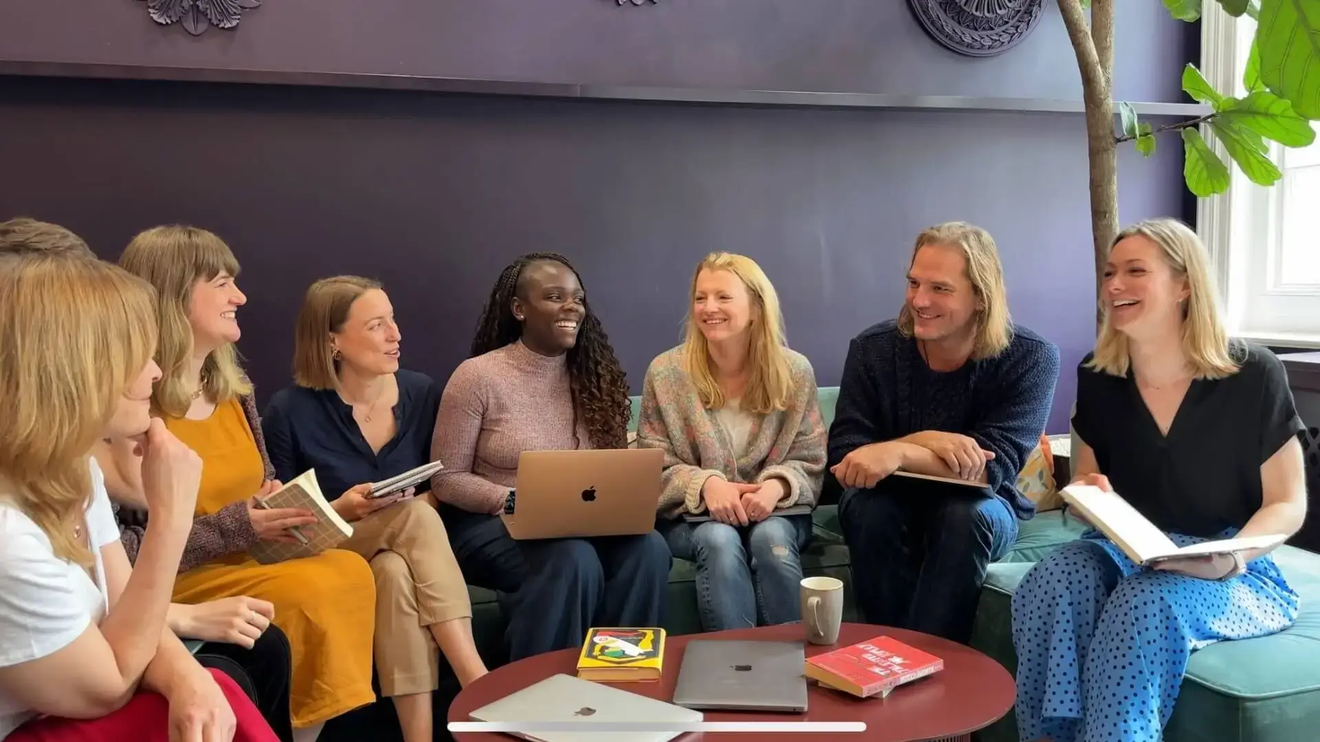 creative writing course team photo