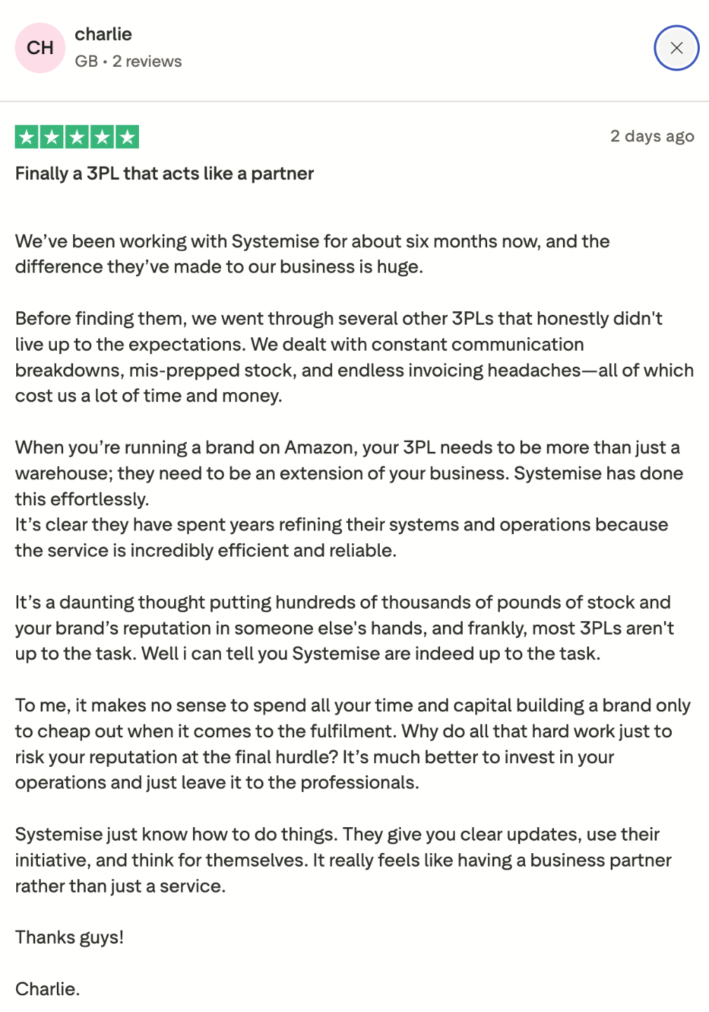 Systemise Fulfilment 