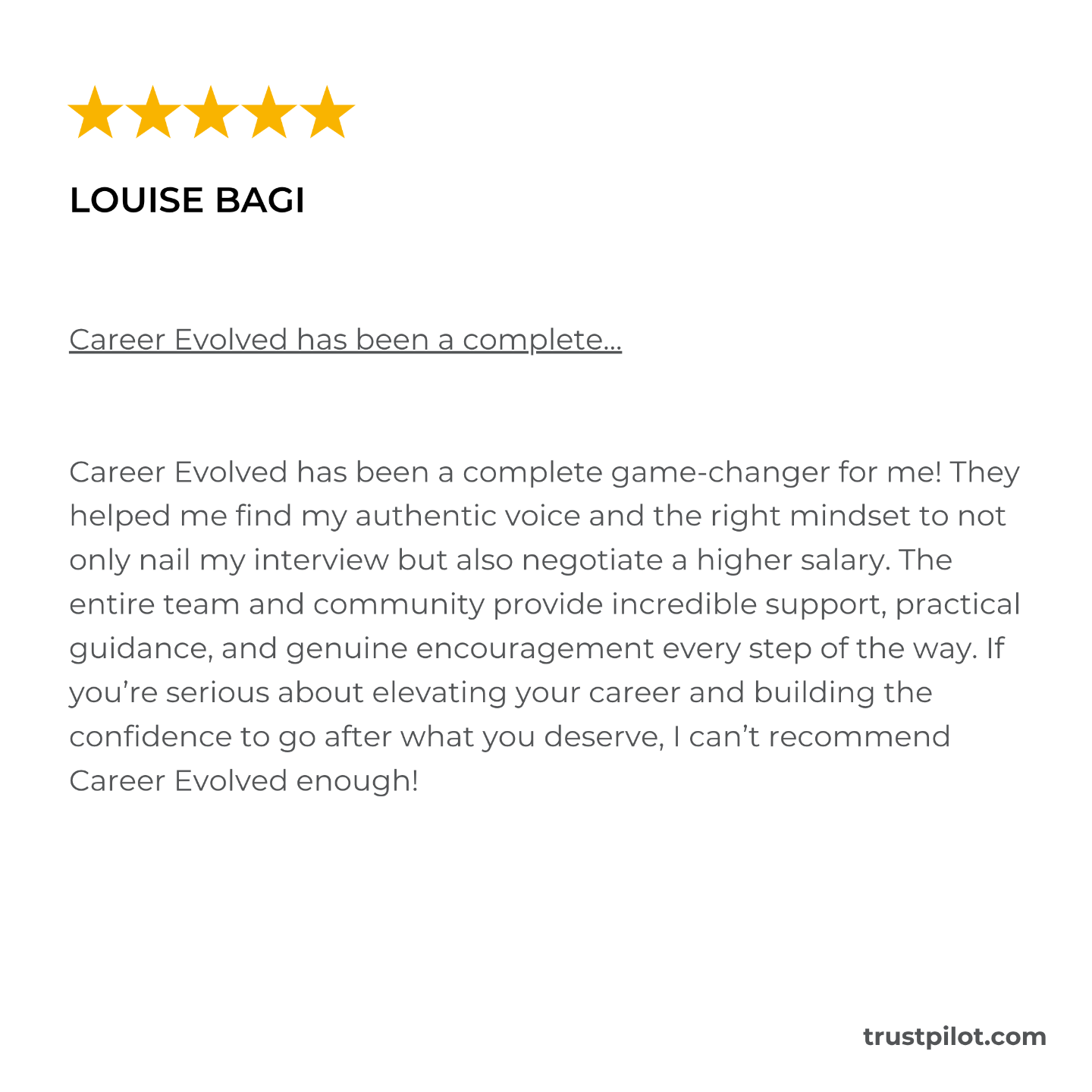 career evolved reviews complaints