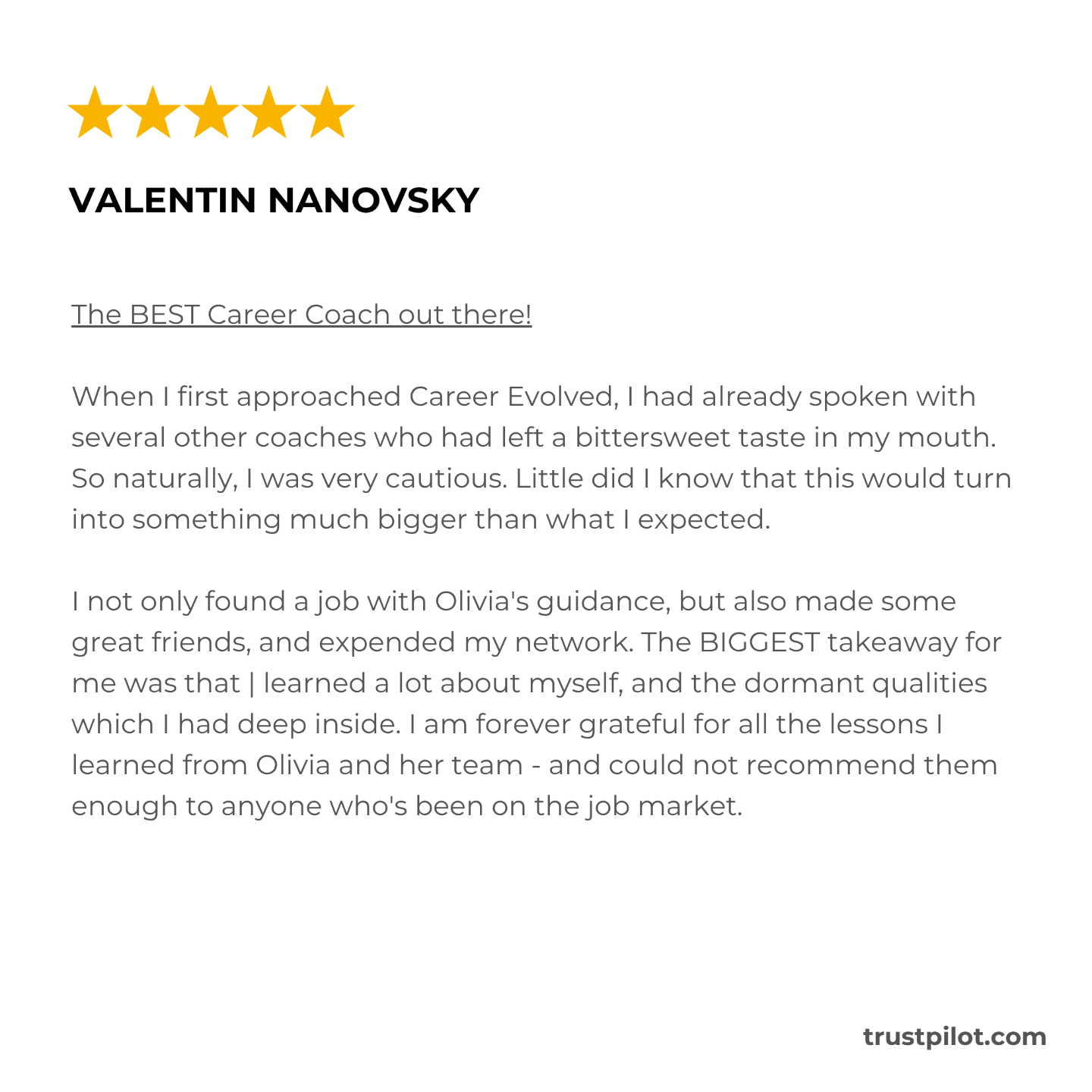 career evolved reviews complaints