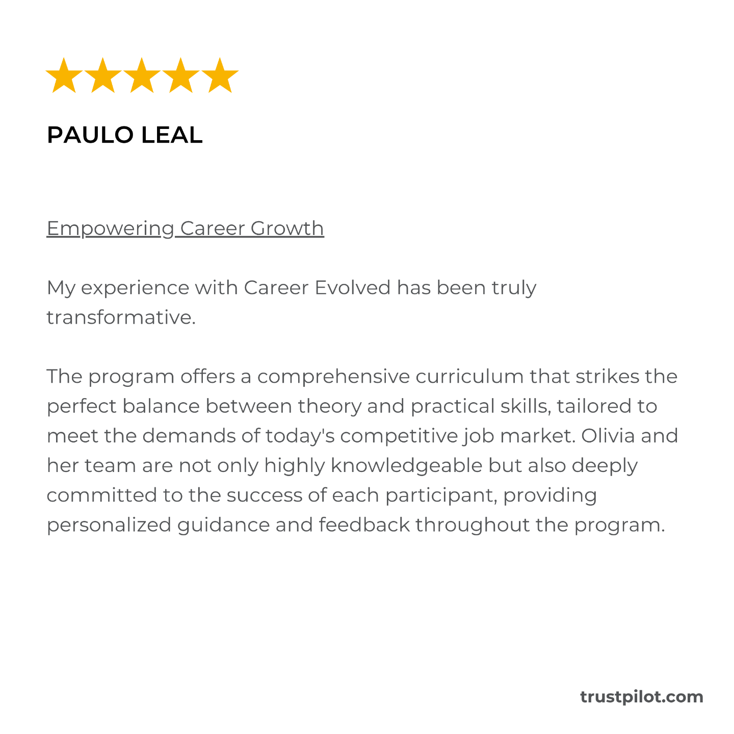 career evolved reviews complaints