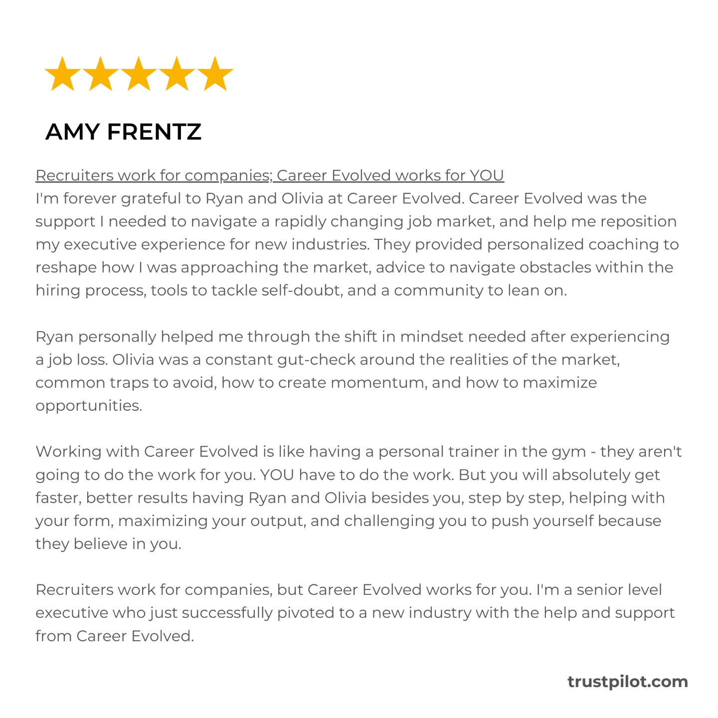 career evolved reviews complaints