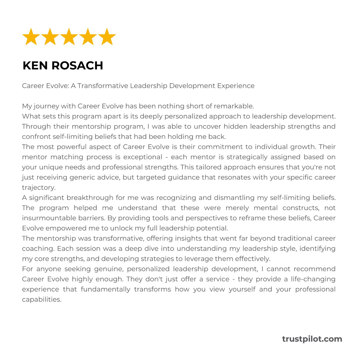 career evolved reviews complaints