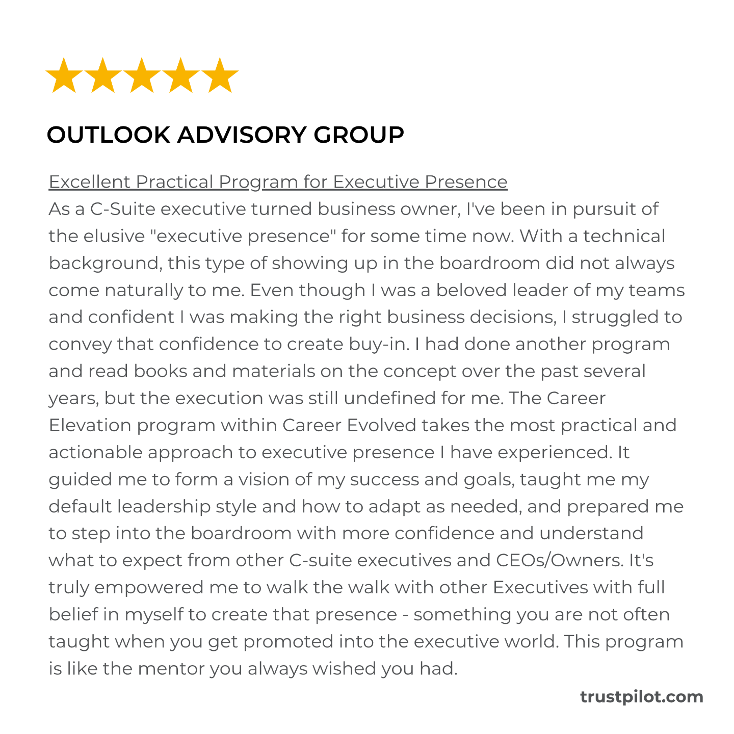 career evolved reviews complaints