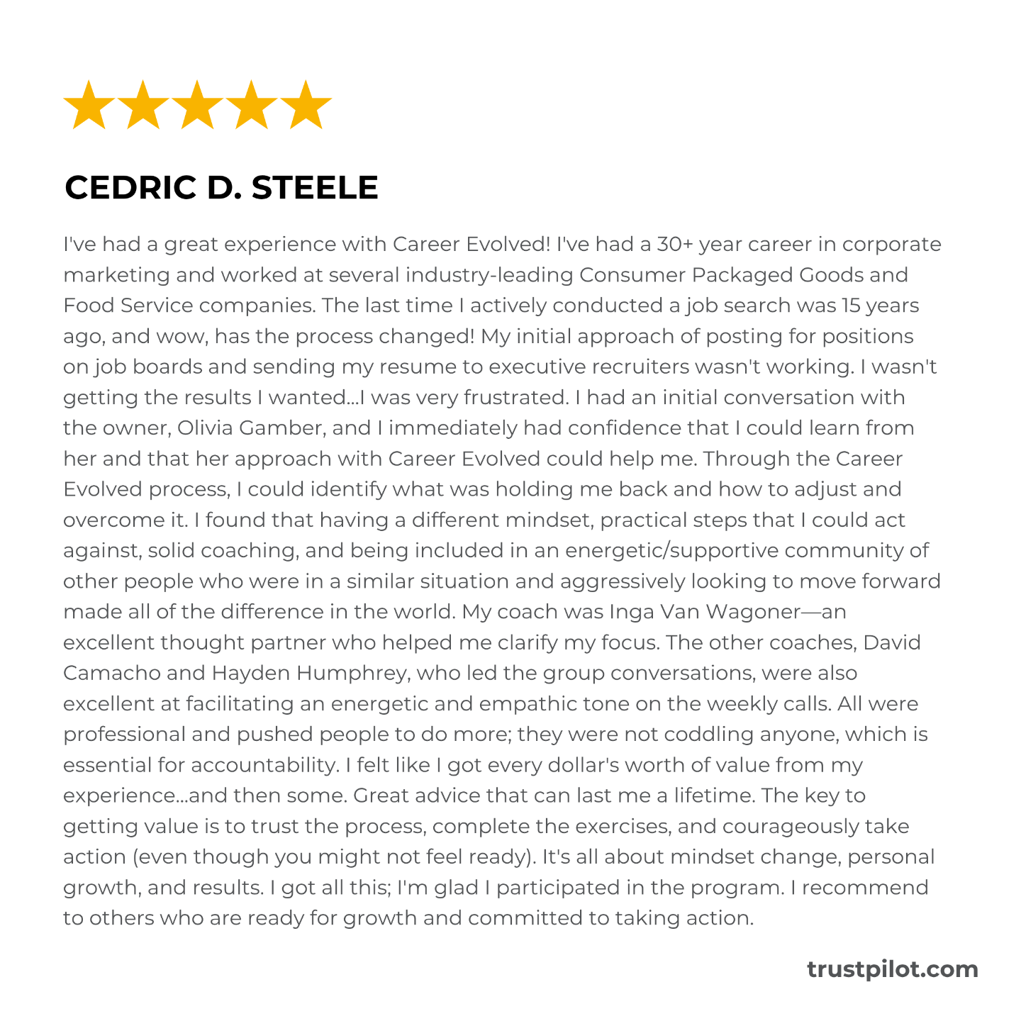 career evolved reviews complaints