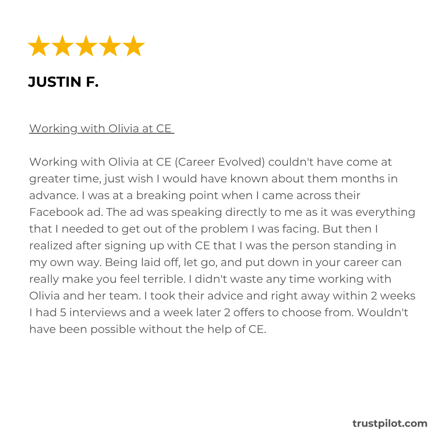 career evolved reviews complaints