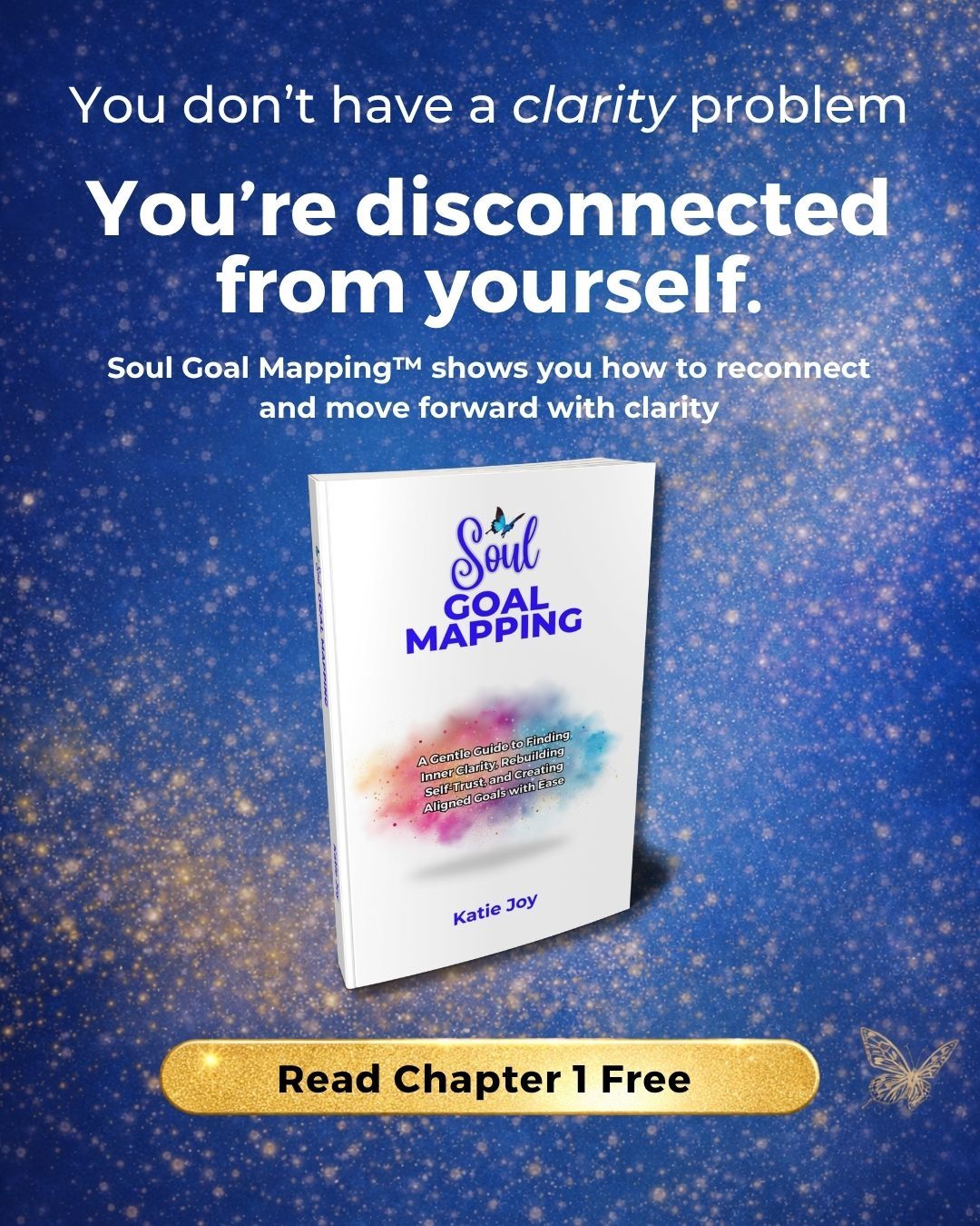 Image of Woman with her hands creating a heart and Read Chapter One Soul Goal Mapping Book | Katie Joy