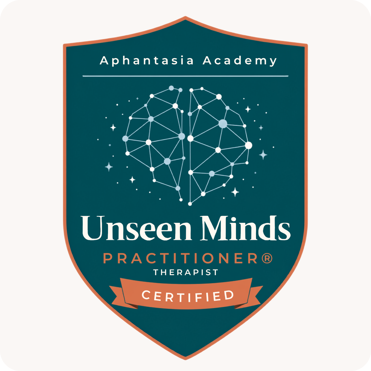Unseen Minds Practitioner Certified, Therapist, Aphantasia Academy
