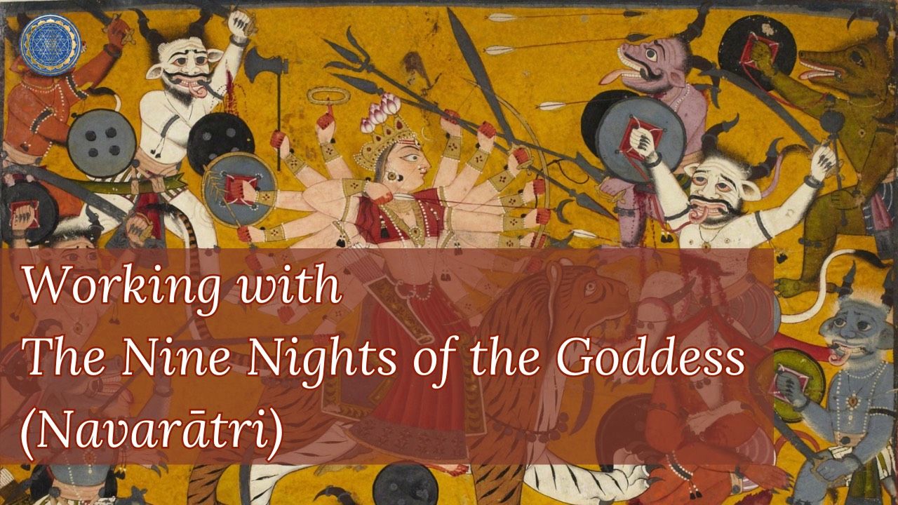 Working with The Nine Nights of the Goddess Navarātri Workshop Image