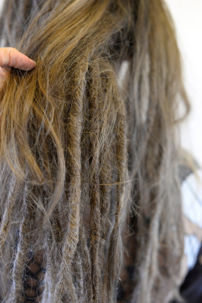 Temporära partial dreadlocks med Seienstyle processen