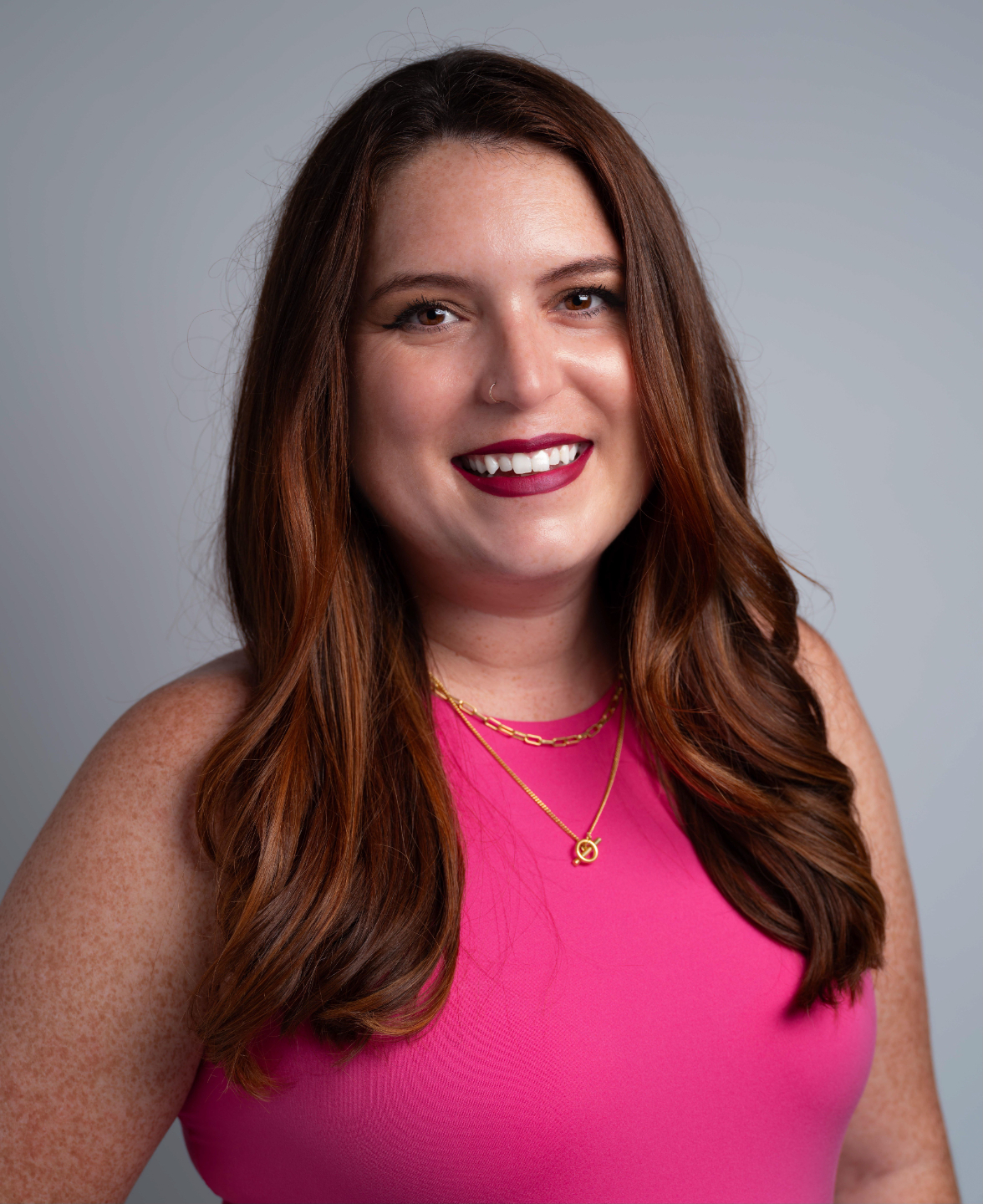 3 separate portrait headshot images of Day Al-Mohamed, Amanda Upson, and Kelly Lintz.