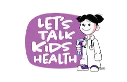 NB Behavioral Pediatrics is written inside a circle with a stethoscope shaped like a heart at the bottom and a little girl standing next to the B in NB.