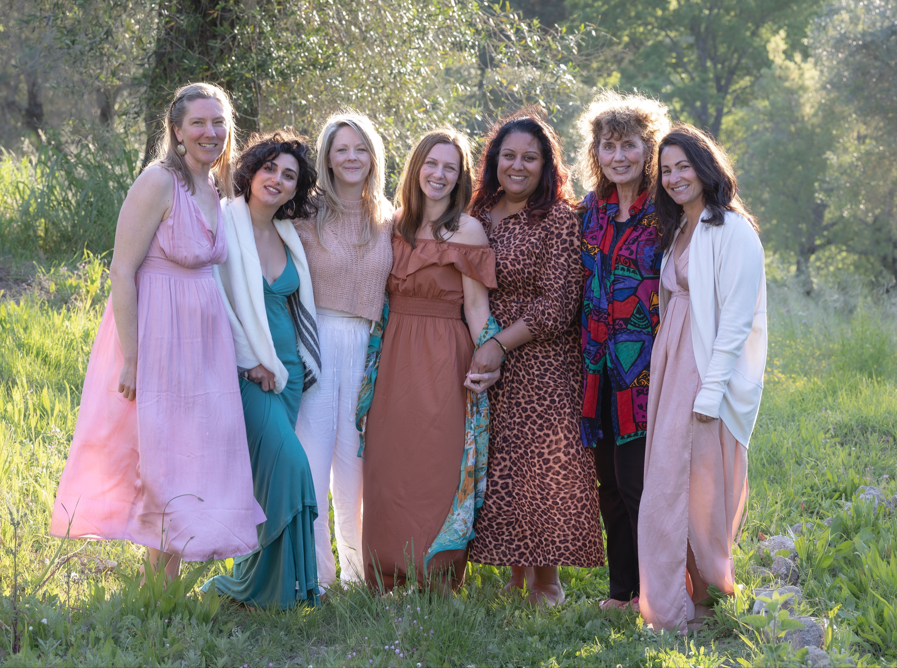 Kate Harlow with women of The Reclamation