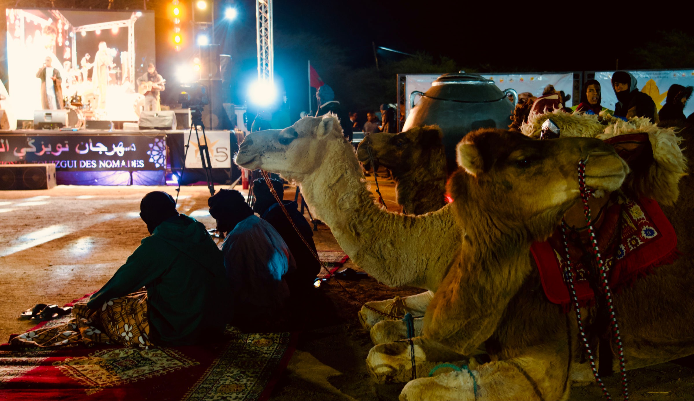 Kulturelles Event in Marokko als Teil internationaler Marktanalyse und Storytelling Reise