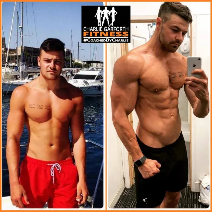 Mens Classic physique bodybuilding coaching transformation