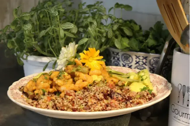 Recette quinoa au crevette