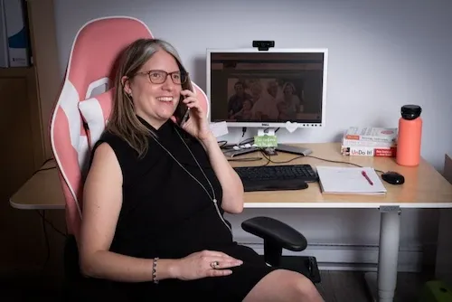 Patricia Spaans en action