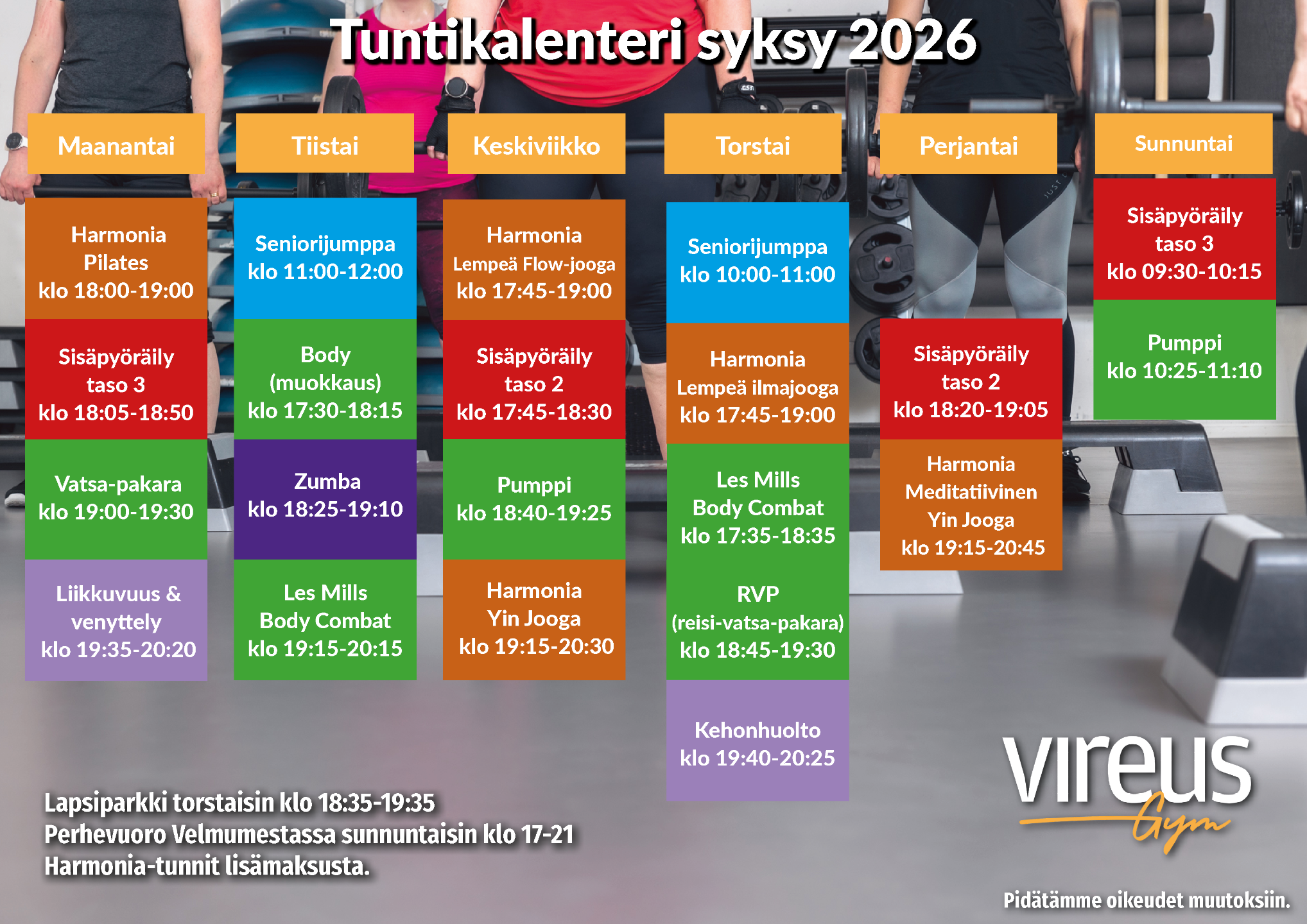 Vireus Mäntsälä kuntosali