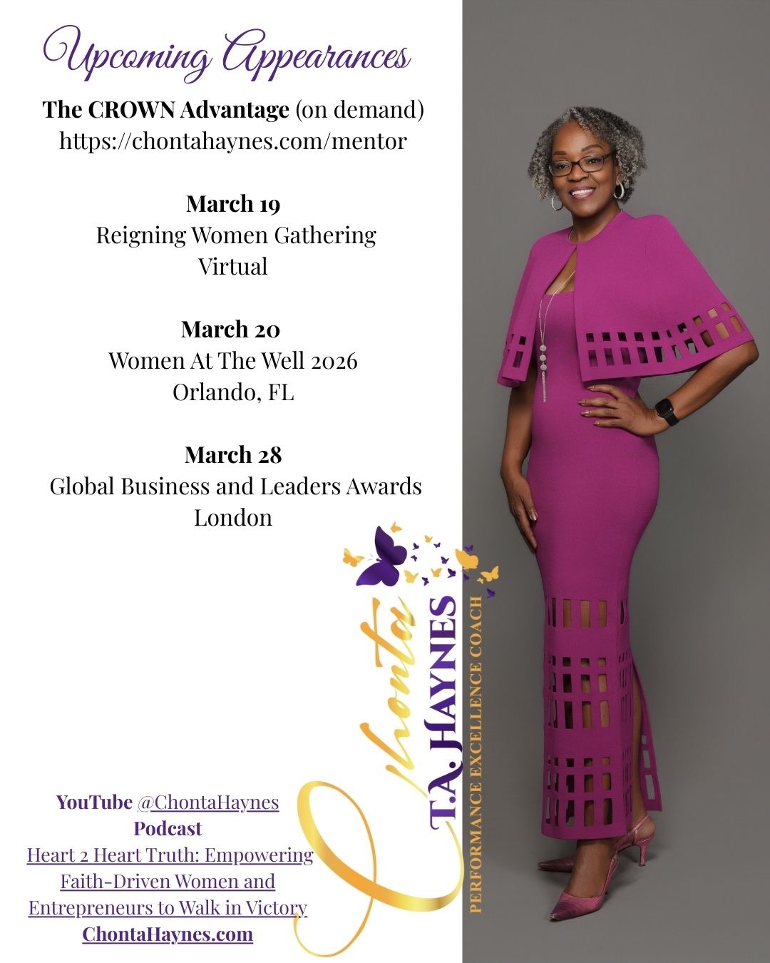 Dr Chonta Haynes - Destiny Designer and One-Stop Shop for Faith-Based Coaches Authors and Speakers - Mentorship for Kingdom legacy building