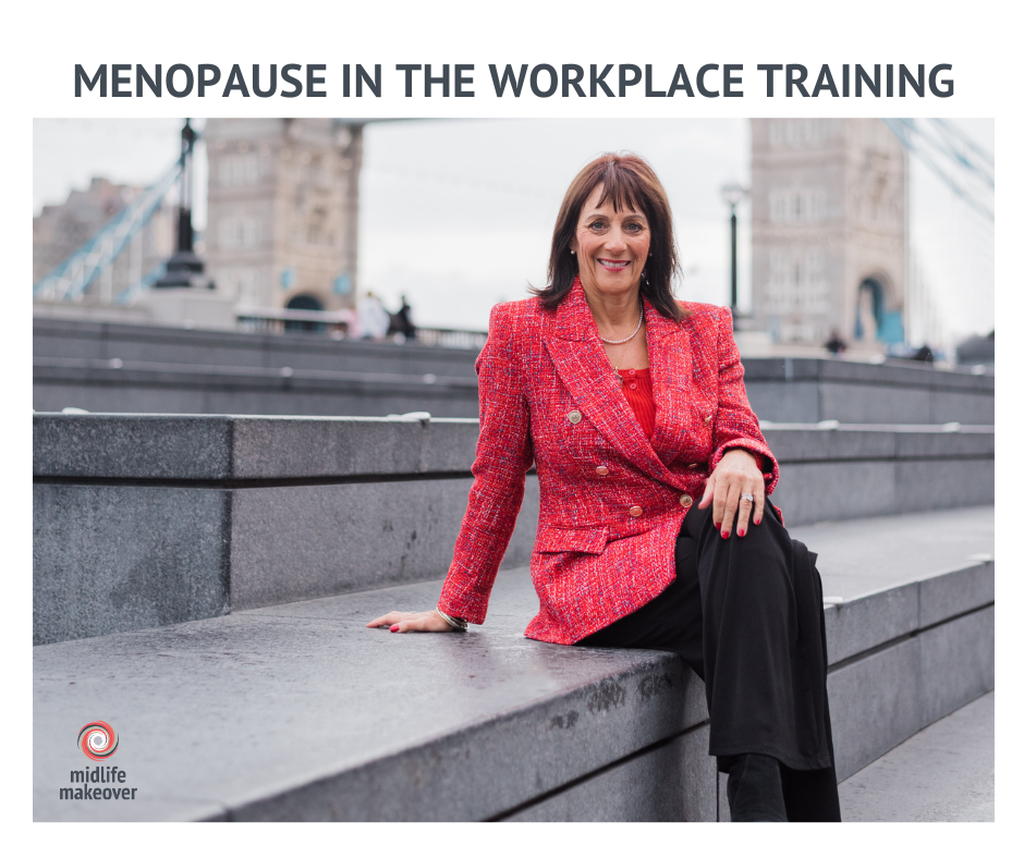 Sam Palmer - Menopause coach leaning against a wall in London 