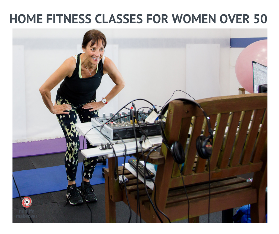 Sam Palmer - menopause fitness coach in her online fitness studio