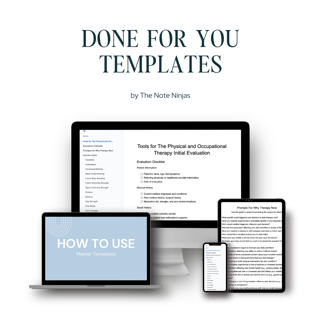Master Documentation Templates