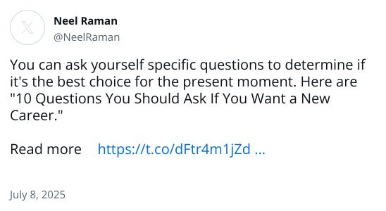 You can ask yourself specific questions to determine if it's the best choice for the present moment. Here are 