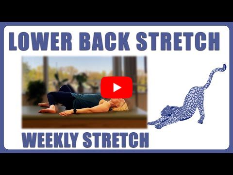 Knee Leaning Stretch | Lower Back Stretch | Weekly Stretch |