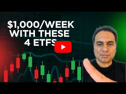 HOW I GENERATE WEEKLY INCOME WITH THESE 4 LEVERAGED ETF's