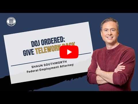 7.15.26 Federal Judge Ordered DOJ to Give Telework Back to 2 EOIR Attorneys