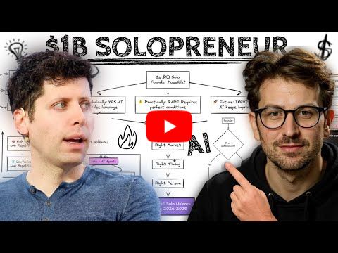 Making $$$ with Sam Altman's Solopreneurship Thesis with GPT5