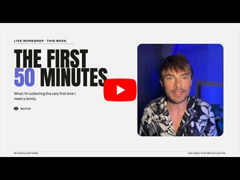 Free Family Therapy Lecture Series: FSXWX 1 The First 50 Minutes
