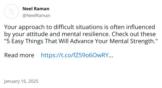 Your approach to difficult situations is often influenced by your attitude and mental resilience. Check out these 