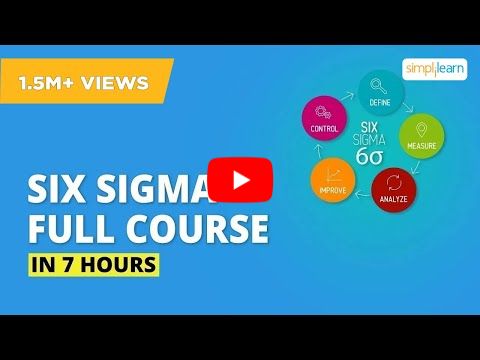 Six Sigma Full Course in 7 Hours | Six Sigma Green Belt Training | Six Sigma Training | Simplilearn