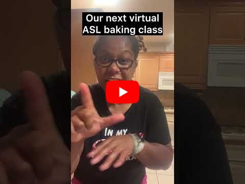 Learn to Make Peach Cobbler With The Sassy Baker! #asl #bakingclass #peachcobbler