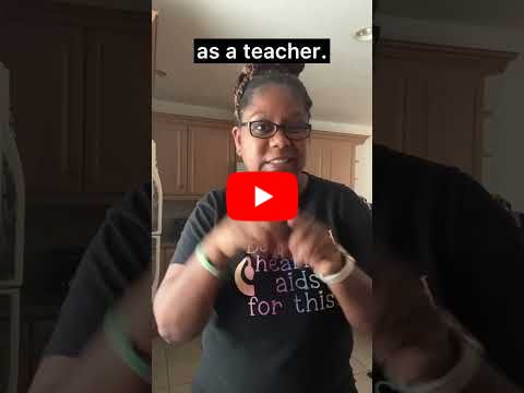 Teacher, That's Not the Right Sign!!! #asl #deafcreatorcontent #teacherlife