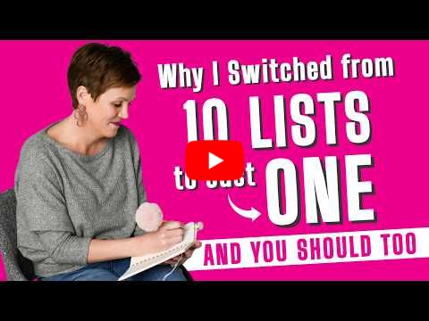The One List System That Finally Made Planning Easy for Me