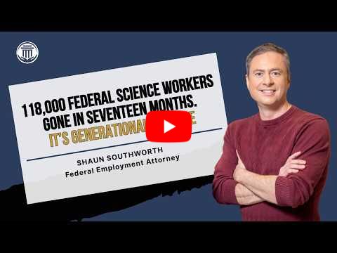 6.3.26 118,000 Federal Science Workers Gone in 17 Months. It's Generational Damage.