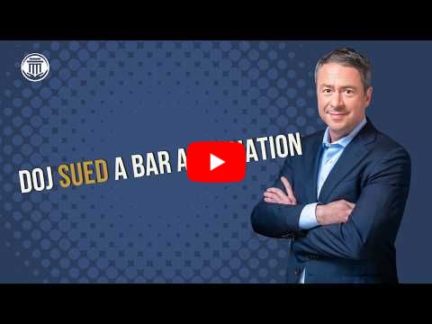 5.14 DOJ Sued a Bar Association