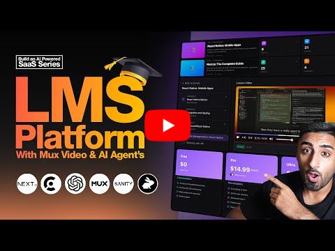 🔴 Let's build an LMS Platform with NEXT.JS 16! (Sanity, Clerk, CodeRabbit, Stripe, Mux, AI Agent's)