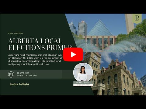 👩🏻‍💻 FREE WEBINAR: 2025 Alberta Local Elections Primer