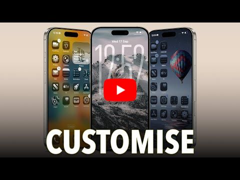iOS 26 Customisation Tutorial (make your iPhone your own!)