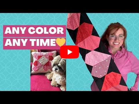 The Heart Pillow You'll Actually Finish 💛 | Beginner Quilt Tutorial