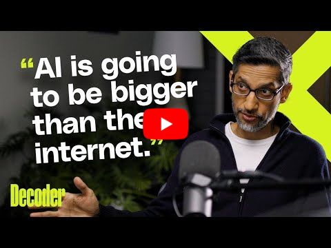 Google CEO Sundar Pichai on the future of search, AI agents, and selling Chrome