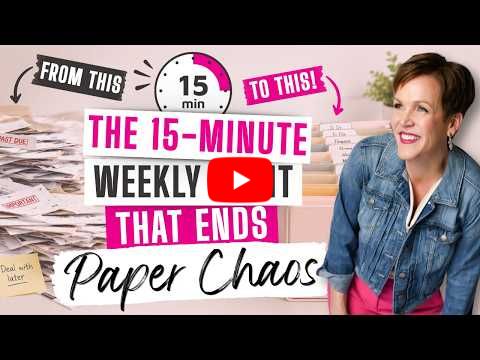 How I Keep Paper Clutter Under Control