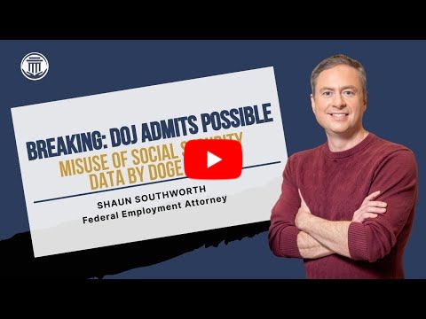 1.21 Breaking: DOJ Admits Possible Misuse of Social Security Data by DOGE Team