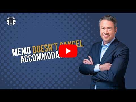 2.20 A Memo Doesn't Cancel Accommodations