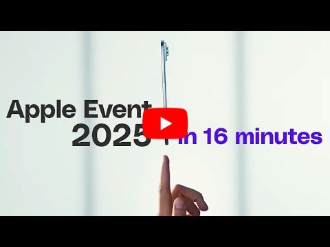 iPhone 17 event in 16 minutes