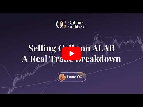 Selling Calls on ALAB - A Real Trade Breakdown