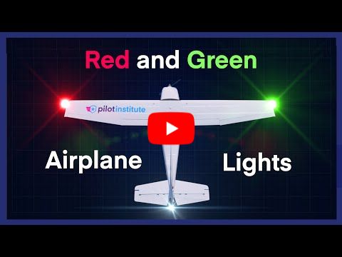 Aircraft Lights: Red and Green Airplane Light Meaning